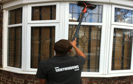 Reach and Wash on lower floor windows